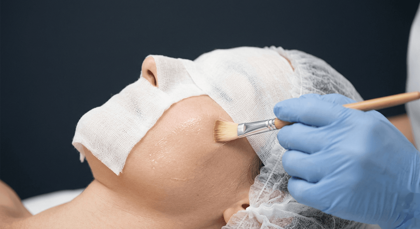 Peeling Químico — imagem do procedimento